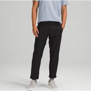 Lululemon Commission Pants Mens 34 Black Classic Stretch Performance‎ Golf Chino